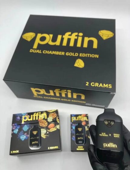puffin dual gold edition 2g disposable