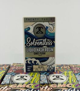 22k solventless liquid hash rosin 1g disposable