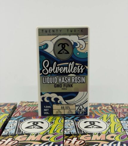 22k solventless liquid hash rosin 1g disposable